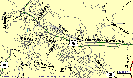 clarksburg map