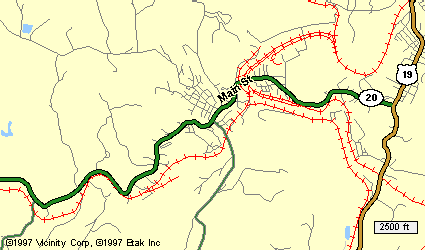 Lumberport map